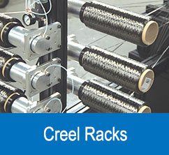 creel racks for composites applications