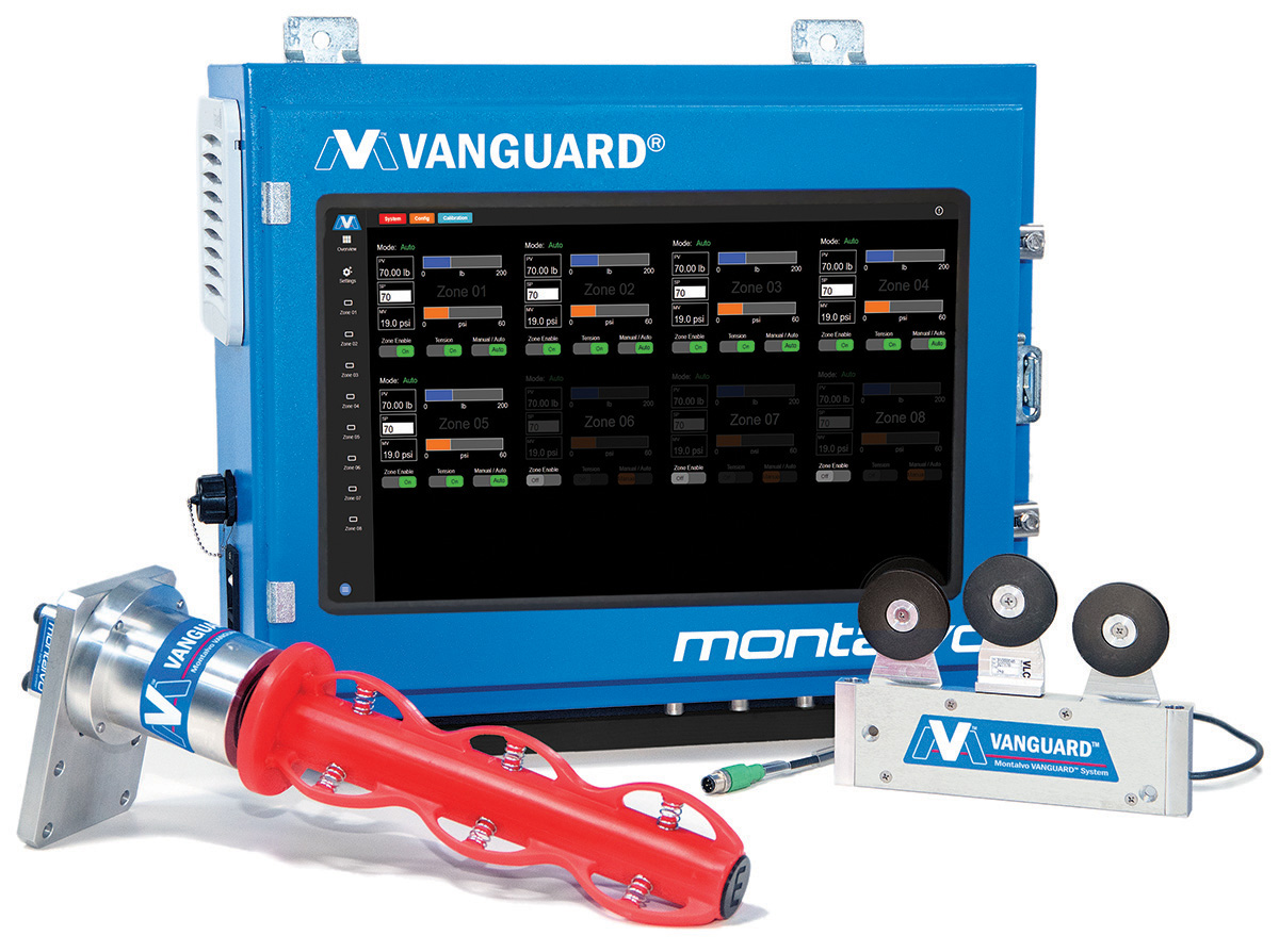 Montalvo Corporation Vanguard Controller with Vanguard Load Cell, and Creel Brake.