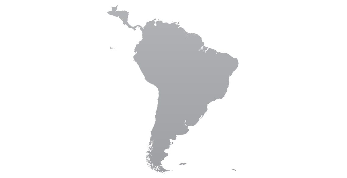 central and south america